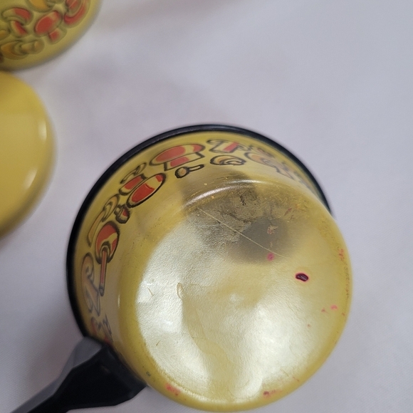 VTG Mini Mushroom Pots Pans Tea Coffee Kettle Set Lot of 13 Pieces - Picture 5 of 13